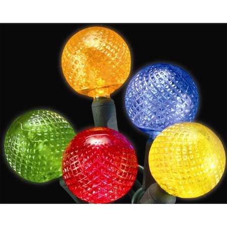 Kellogg Plastics 1 In Holiday  Christmas Indoor  Outdoor G25 LED Multi Color